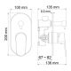 Wasserkraft Donau 5341 Смеситель для ванны и душа Wasserkraft Donau 5341 Смеситель для ванны и душа