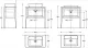 Тумба под раковину Kerama Marazzi Plaza Classic Neo PL.CN.80.1+1\WHT.M 80 см белый матовый