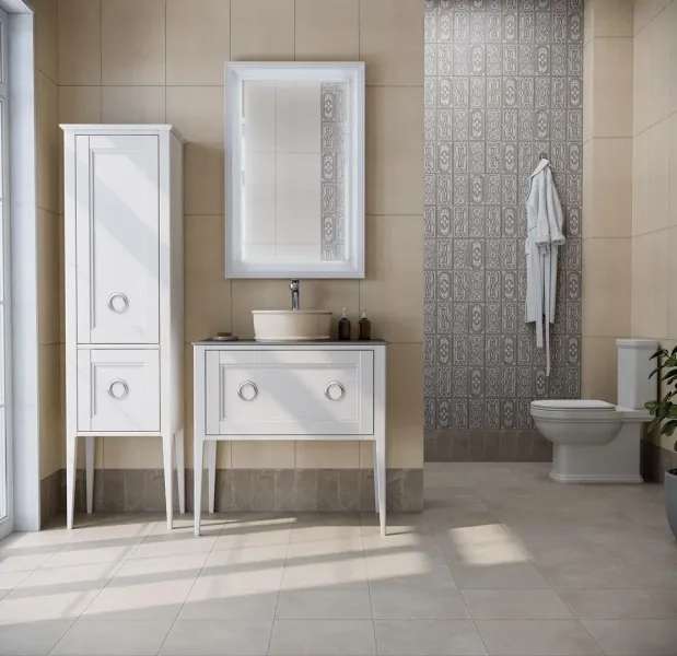 Тумба под раковину Kerama Marazzi Plaza Classic Neo PL.CN.100.1\WHT.M 100 см белый  матовый