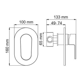 Wasserkraft Donau 5351 Смеситель для душа