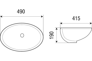 Раковина подвесная WW SK Арт. DEILBACH 6021 10000003897