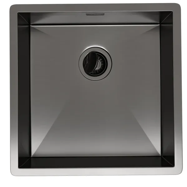 Мойка кухонная Reflexion Como 44-BL RX2044BLS оружейная сталь