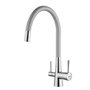 Смеситель для кухни Lemark Comfort LM3075C-Silver с подключением к фильтру с питьевой водой