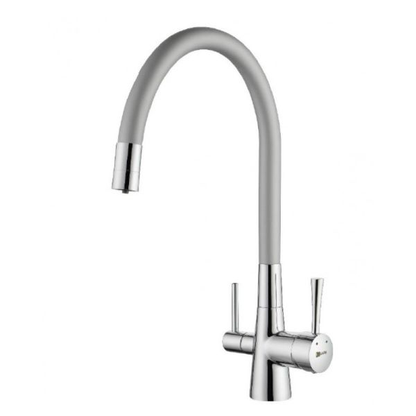 Смеситель для кухни Lemark Comfort LM3075C-Silver с подключением к фильтру с питьевой водой Смеситель для кухни Lemark Comfort LM3075C-Silver с подключением к фильтру с питьевой водой