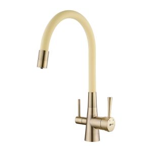 Смеситель для кухни Lemark Comfort LM3075B-Beige с подключением к фильтру с питьевой водой