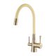 Смеситель для кухни Lemark Comfort LM3075B-Beige с подключением к фильтру с питьевой водой