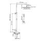 Душевой комплект WasserKRAFT A114.255.217.CB Thermo черный Душевой комплект WasserKRAFT A114.255.217.CB Thermo черный