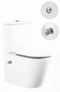 Унитаз напольный SantiLine SL-5014T-SM/BD белый