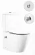 Унитаз напольный SantiLine SL-5014T-SM/BD белый