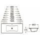 Мебельная раковина SantiLine SL-2102 (80) белый