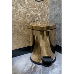 Ведро Boheme Imperiale с педалью золото 10426