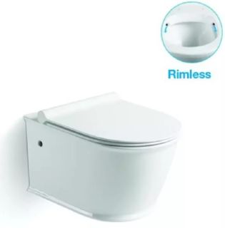Унитаз подвесной SantiLine SL-5009 безободковый белый Унитаз подвесной SantiLine SL-5009 безободковый белый