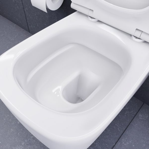 Унитаз подвесной  Damixa TITAN DX78C1700SC безободковый с сиденьем микролифт