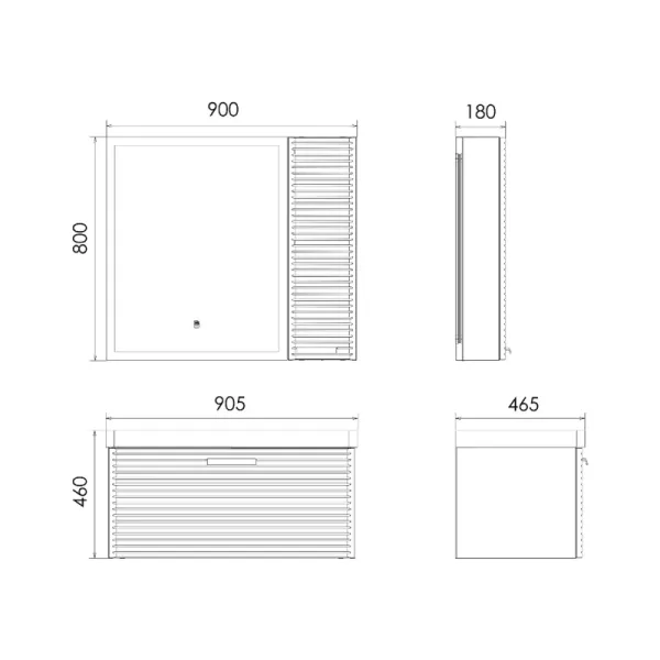 Тумба с раковиной Comforty Танжер 00-00019566 90 см белый