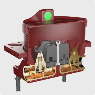 Встраиваемый смеситель-термостат на 2 источника AQUAme AQM8802CR хром