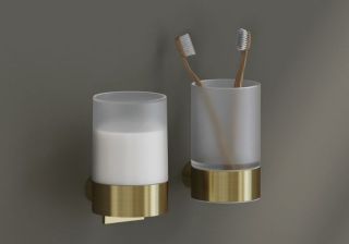 Дозатор Kludi Vela R 58976N0 брашированное золото