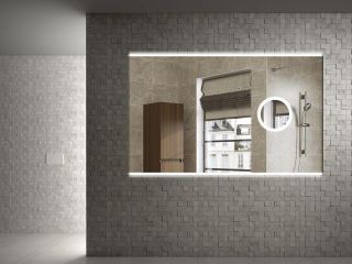 Зеркало Armadi Art Vallessi с увеличением и подсветкой 100*60, IP24