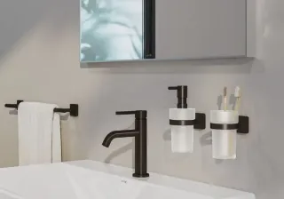 Полотенцедержатель Kludi Vela S 2598039 45 см чёрный матовый