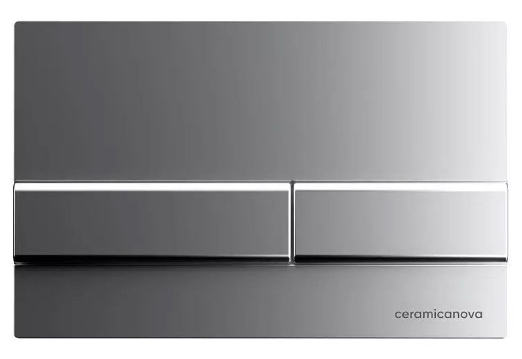 Комплект с инсталляцией Ceramica Nova CN4002MB_1002M_1000 унитаз Metropol CN4002MB крышка-сиденье с микролифтом и инсталляция Envision CN1002M с кнопкой смыва хром матовый Flat