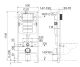Комплект с инсталляцией Ceramica Nova CN4002_1002CH_1000 унитаз Metropol CN4002 крышка-сиденье с микролифтом и инсталляция Envision CN1002CH с кнопкой смыва хром Flat