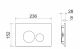 Комплект с инсталляцией Ceramica Nova CN4002_1001CH_1000 унитаз Metropol CN4002 крышка-сиденье с микролифтом и инсталляция Envision CN1001CH с кнопкой смыва хром Round