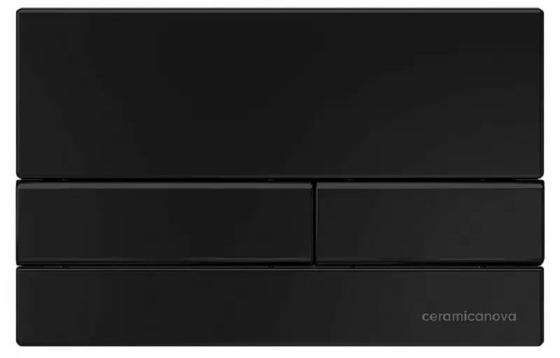 Комплект с инсталляцией Ceramica Nova CN4002_1002B_1000 унитаз Metropol CN4002 крышка-сиденье с микролифтом и инсталляция Envision CN1002B с чёрной матовой кнопкой смыва Flat