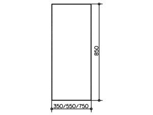 Зеркало Keuco Plan  10095002500 55 см