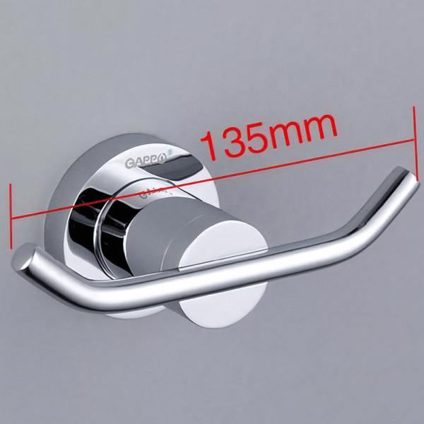 Крючок двойной Gappo G1805-2 хром