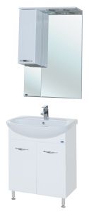 Зеркало-шкаф с подсветкой Bellezza Стелла 65см правый белый 00000002262