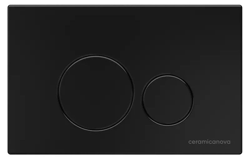 Комплект с инсталляцией Ceramica Nova CN6000_1001B_1000 унитаз Balearica CN6000 крышка-сиденье с микролифтом и инсталляция Envision CN1001B с чёрной матовой кнопкой смыва Round