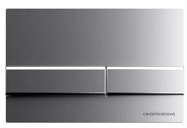 Комплект с инсталляцией Ceramica Nova CN6000_1002M_1000 унитаз Balearica CN6000 крышка-сиденье с микролифтом и инсталляция Envision CN1002M с кнопкой смыва хром матовый Flat