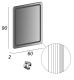 Зеркало с LED подсветкой Cezares 60x90 Eden 45028