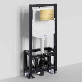 Система инсталляции для унитазов WasserKRAFT Dill 61TLT.010.ME.MG04 с кнопкой смыва