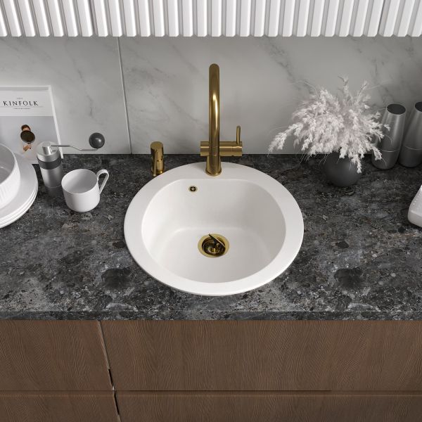 Мойка кухонная Reflexion Core 50-WH RX1350WH белый