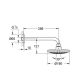 Душевой комплект Grohe Eurosmart 124440 хром