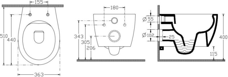 Подвесной унитаз Isvea Sentimenti Neo 10AR02010SV-2K безободковый крышка микролифт слоновая кость