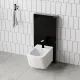 Пристенный модуль системы инсталляции для биде WasserKRAFT Naab 86BDT.050.BL чёрный