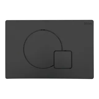 Клавиша смыва Black&White Universe 09522 чёрный матовый