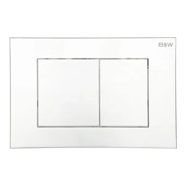 Клавиша смыва Black&White Universe 9533 серебристый хром