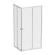 Душевой уголок AM.PM Sunny W87G-403-10080-MT профиль серебристый 100х80 см