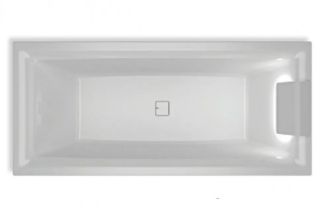 Акриловая ванна с подсветкой Riho Still Square LED B100003005 170х75см светодиоды и подголовник справа белый Акриловая ванна с подсветкой Riho Still Square LED B100003005 170х75см светодиоды и подголовник справа белый