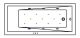 Гидромассажная ванна Whitecross Wave Slim 0111.150070.100.RELAX.GL 150x70см Relax золото