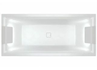Акриловая ванна с подсветкой Riho Still Square LED Fall B100035005 170х75см светодиоды и подголовники с двух сторон заполнение через перелив белый Акриловая ванна с подсветкой Riho Still Square LED Fall B100035005 170х75см светодиоды и подголовники с двух сторон заполнение через перелив белый