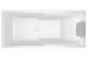 Акриловая ванна с подсветкой Riho Still Shower LED Fall B103014005 180х80см светодиоды и подголовник слева заполнение через перелив белый