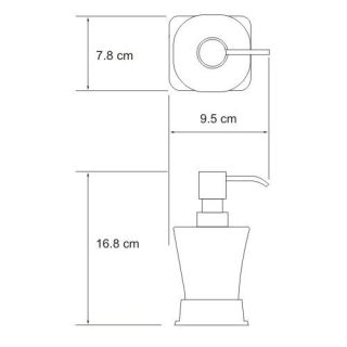 Wasserkraft Exter K-5599 Дозатор для жидкого мыла 300 ml