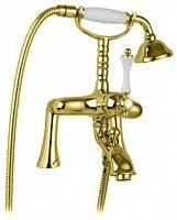 Смеситель на борт раковины, золото Cezares MARGOT-PBV-03/24-Bi