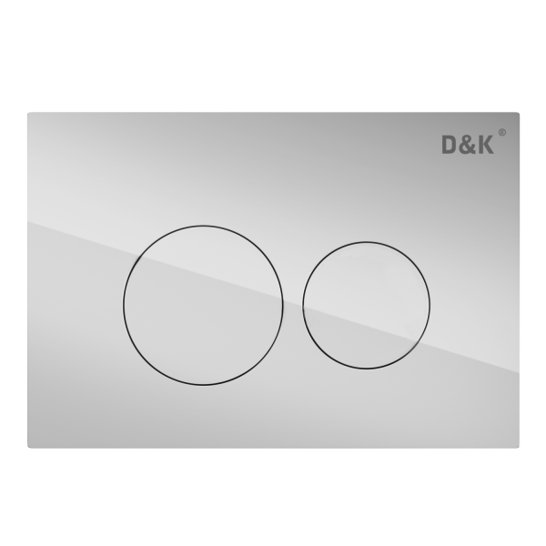 Комплект D&K Унитаз подвесной безободковый DT1026016, Инсталляция DI8050127, Клавиша смыва DB1529001.2, хром (DS1021615)
