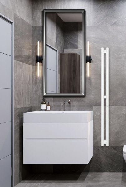 Полотенцесушитель электрический Indigo Style LSE120-10WMRt 120x10 см белый матовый