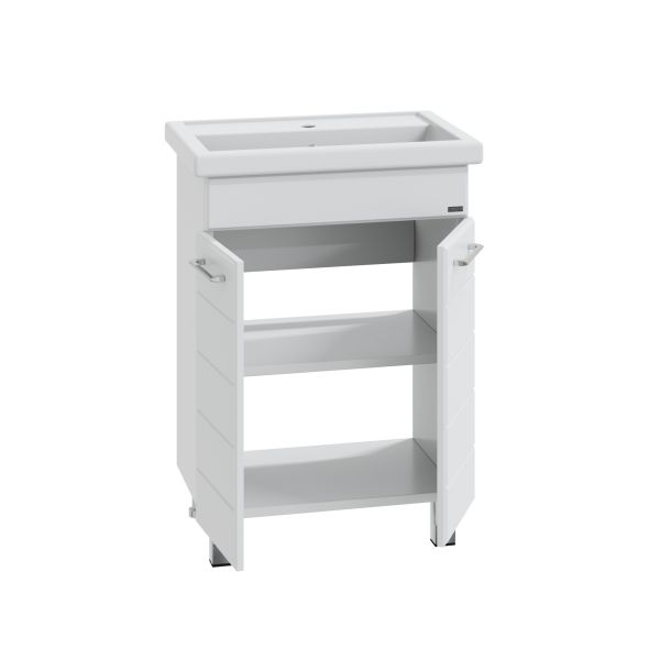 Напольная тумба под раковину Санта Омега 207044 60 см белый