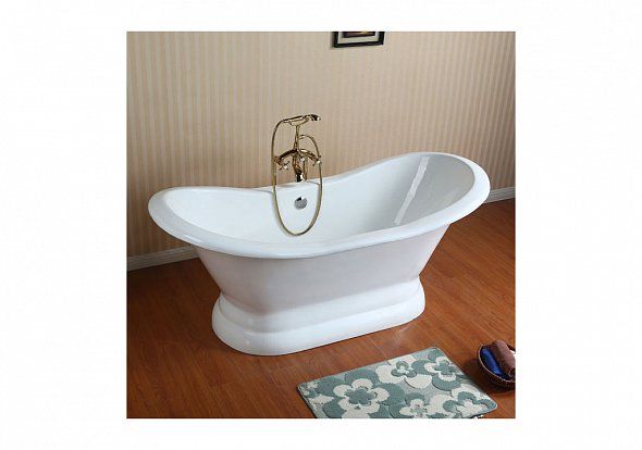 Чугунная ванна Aquanet Sharking SW-1005B 183x78
